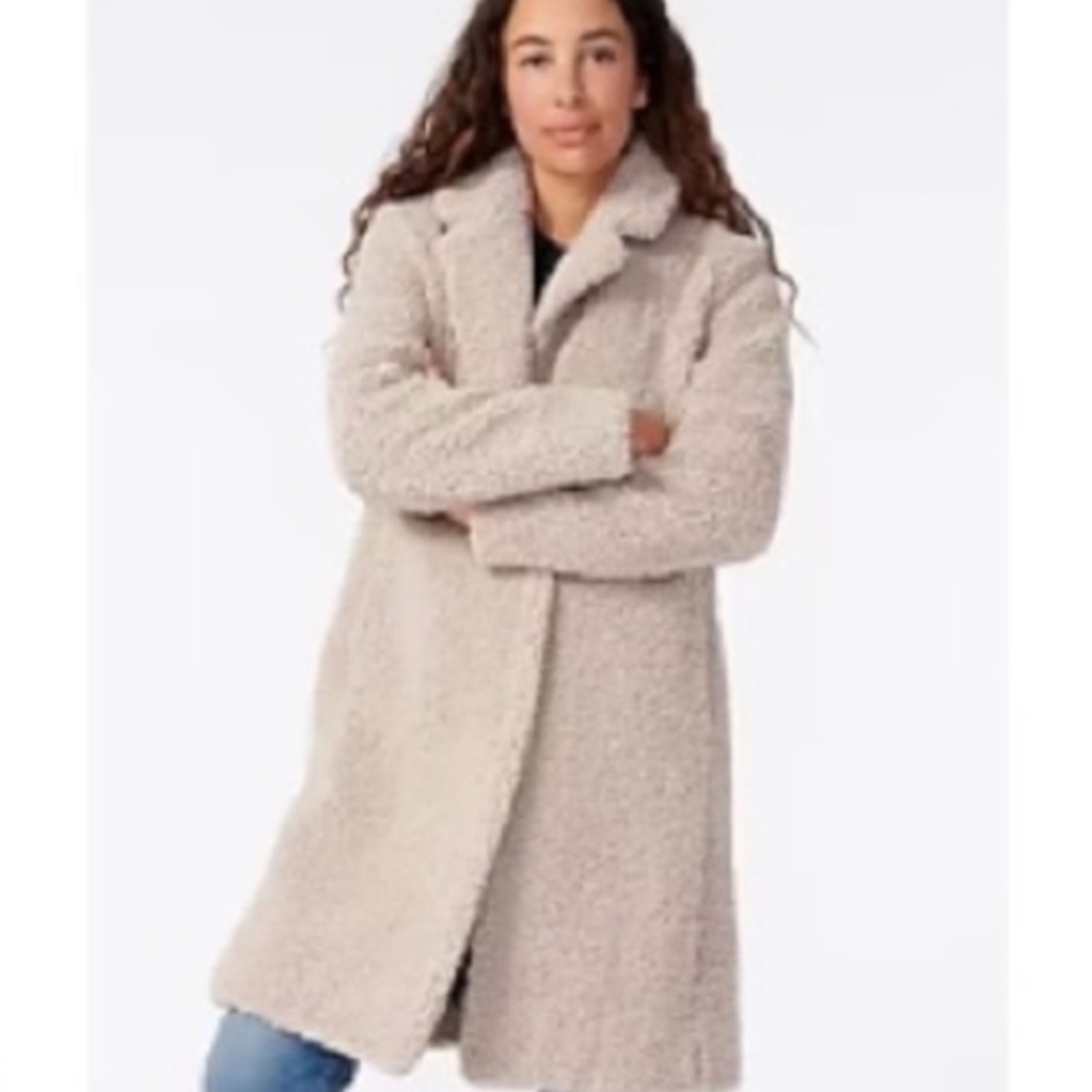 J Crew Teddy Sherpa Topcoat
